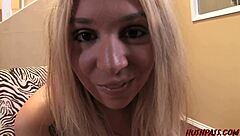 18-year-old encounters Whitezilla cock in hardcore action