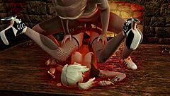 Hot sex with harley quinn in 3d hentai pov