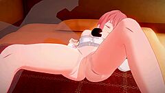 Miss Makima moans loud during deep 3D hentai penetration