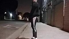 Gay Latino Selling Holes in Street