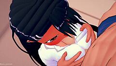 nagatoro wears old uniform to play with big dick uncensored