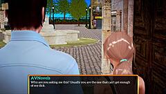 My New Family Game With Small Tits Blonde!