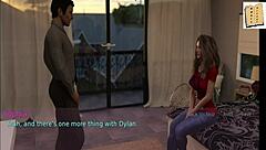 Wife and stepmother play a game