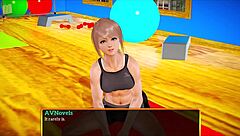 My New Family Game With Small Tits Blonde!