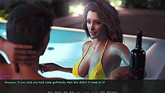 Wife kisses mother-in-law in hotel