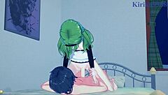 Maho, Karin, and Yuuki share intense creampie sex in Princess Connect Re Dive.