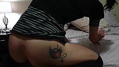 Small titted brunette milf smoking in compilation