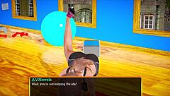 My New Family Game With Small Tits Blonde!