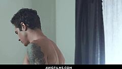 hot taboo gay sex with deep bareback action  