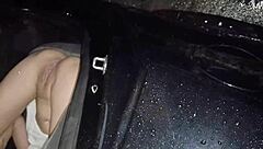 Wife's ass in window, compilation of strangers creampieing her