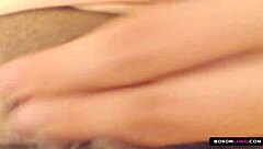 Pov Intense Masturbation On Tight Brunette's Big Ass And Tits