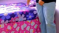 I fuck my wife in her red dress while a voyeur watches, then he joins for a threesome