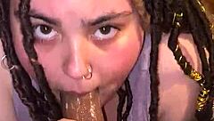 that big black cock from gakworld is fuckin my face, makin me so wet and sloppy
