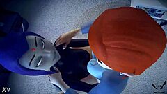 Raven X Gwen Futa Domination