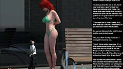 small girl performs sexual gesture in 3d cartoon episode 8