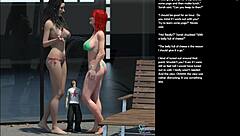 small girl performs sexual gesture in 3d cartoon episode 8