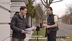 Shaved Mature Temptress Teases in Live Action