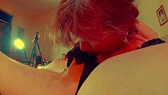 Goth Granny Sucks Cock Hard