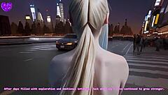 21yo blonde doll visits new york in hyper-realistic hentai joi