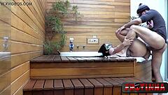 Milf makes boyfriend cuckold with oral!