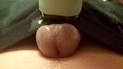 the massage turned into a handjob with semen flowing like rain