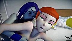 Raven X Gwen Futa Domination