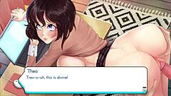 Let's play with curvy gamer girl thea in this dating game!