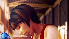 3D Hentai Athlete Screwed By Coach In Tight Clothes, Big Boobs, Big Ass, All Poses, Cum Inside And On Body