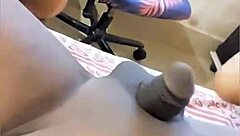 unlock cage for intense masturbation and cum