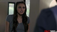 Stepfather Spanks Stepdaughter and Stretches Her Tight Anal Hole