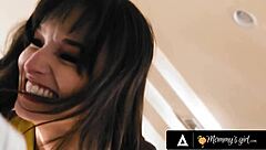 Busty milf lexi luna tickles stepdaughter eliza ibarra, making her squirt intensely during face sitting and rimming.