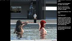 small girl performs sexual gesture in 3d cartoon episode 8