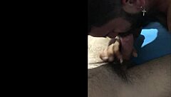 me and my boy having some fun in homemade setting