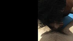 me and my boy having some fun in homemade setting