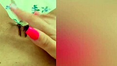 I had an orgasm home alone with my tight pussy