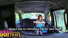 hey, wanna see wild lesbians share huge dildo in taxi?