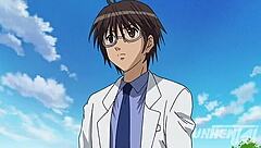 This is how a gynecologist works in hentai uncensored