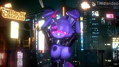 Bonnie FNF Bonfie Dances Kpop-Queencard In Furry Hentai Cartoon!