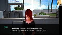 My new family episode 47 features brunette in homemade setting