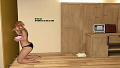 Nasty city hentai game ep 1 with homemade gloryhole feelings