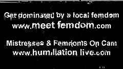 Feed yourself a load of your own cum