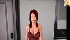 My new family episode 47 features brunette in homemade setting