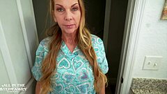 Nurse stepmom checks stepson's penis for issues