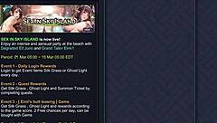 Curvy Anime Girl in Sky Island Kinks