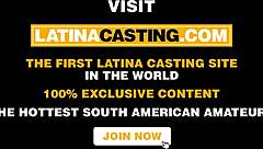 latina casting with shy colombian cutie in audition