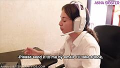 Skinny Amateur Sucks Friend's Cock