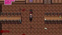 Facing a fast zombie in hentai game!