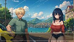 bluring the walls romance hentai game ep 3 teasing boyfriend with voyeurism ideas