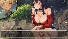 bluring the walls romance hentai game ep 3 teasing boyfriend with voyeurism ideas