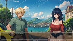 bluring the walls romance hentai game ep 3 teasing boyfriend with voyeurism ideas